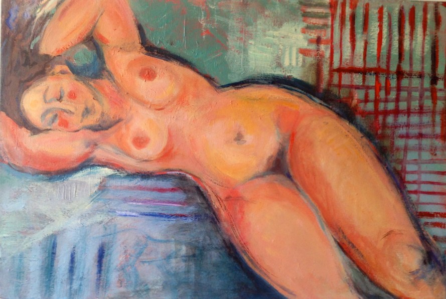 Nude-Peinture-Acylique/toile-Figuratif