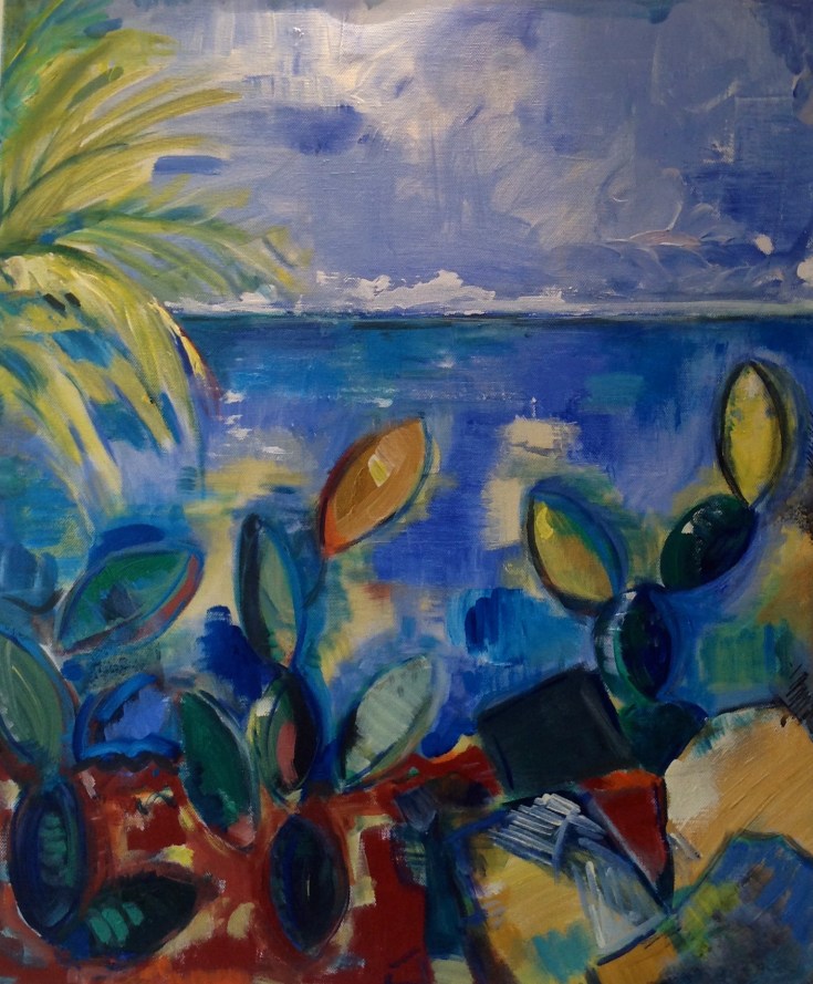 Palmbeach6-Peinture-Acrylique sur toile65cm/54cm