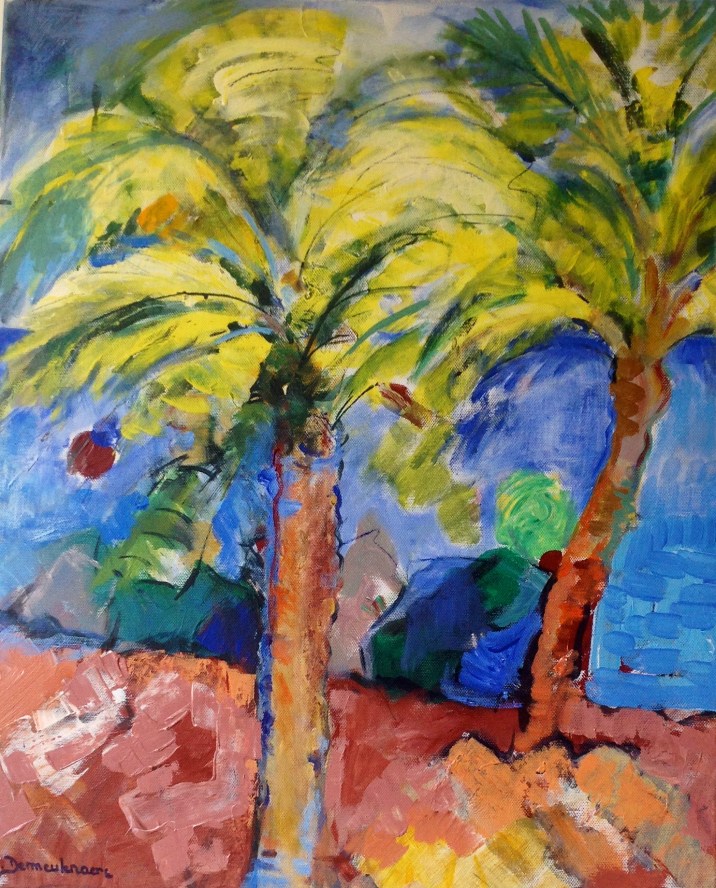 Palmbeach1-Peinture-Acrylique sur toile65cm/54cm