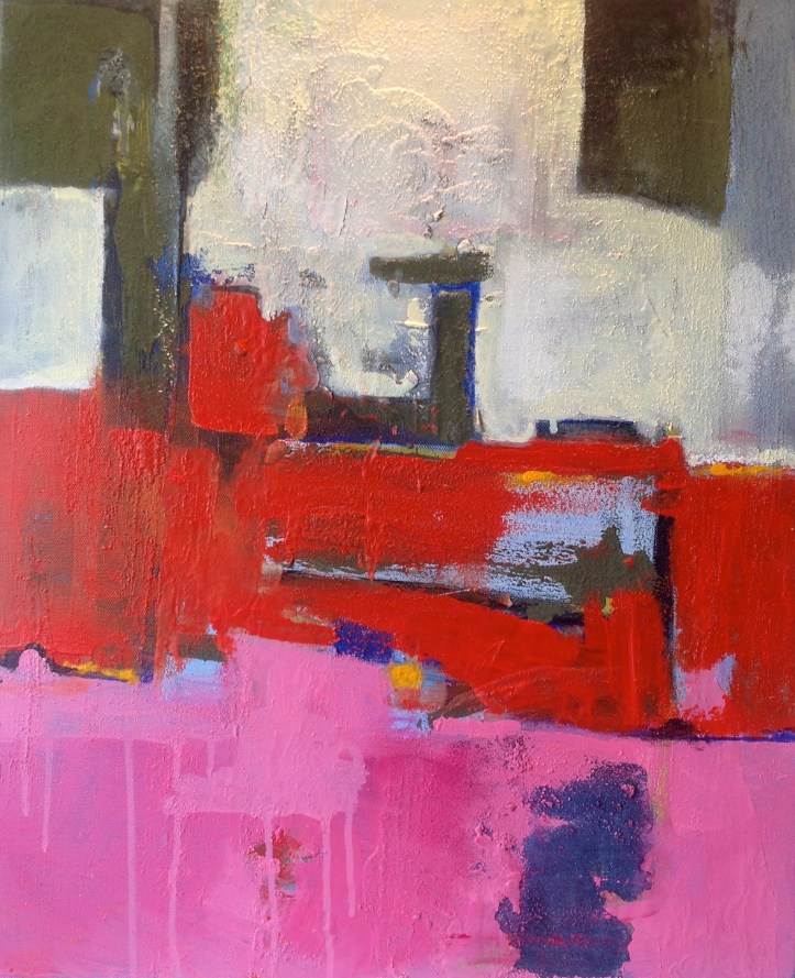 Composition1 -Peinture-Abtrait-Acrylique sur toile-65cm/54cm