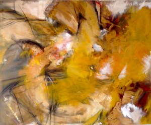 Symphonie 1-Acrylique et fusain sur toile