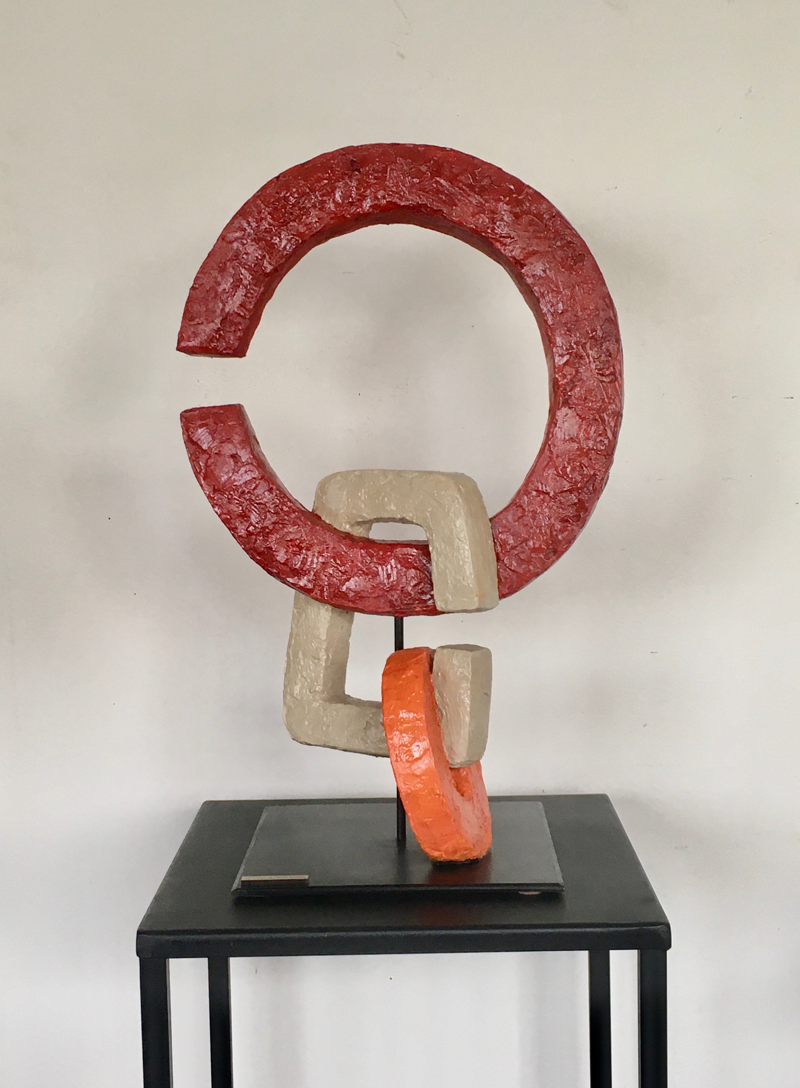 Alliance - Terre cuite stuquée 47/20/20cm